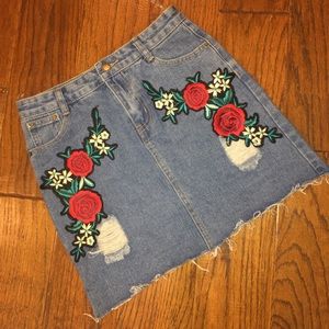 Vintage Jean Skirt